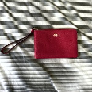 Coach Red Wristlet